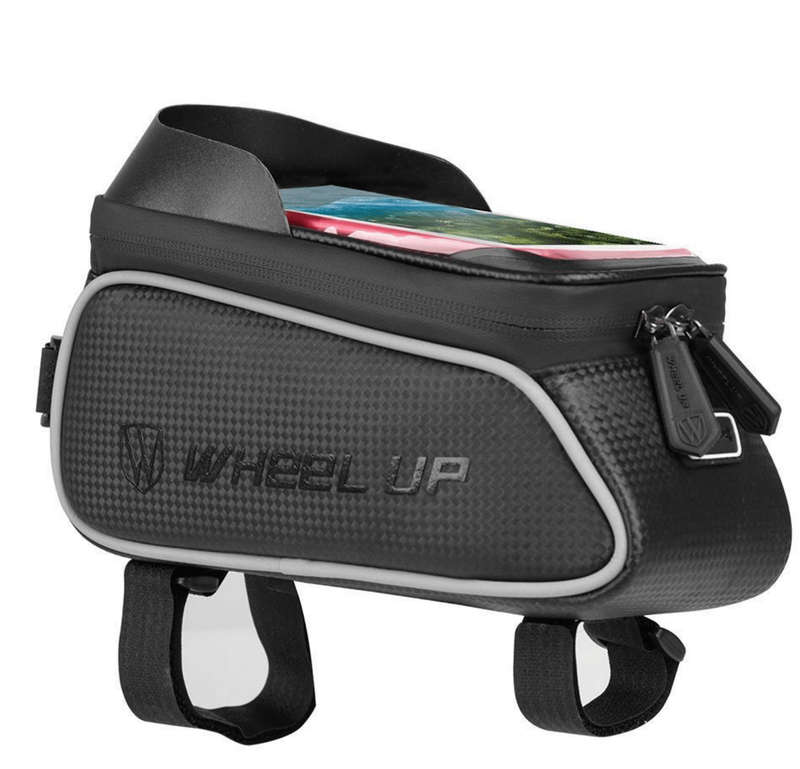 Mountable Handlebar Waterproof Phone Pouch with storage compartment B20