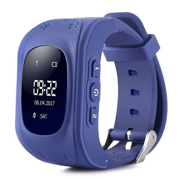 Navy Blue Q50 Kids GPS Smart Watch with Call Function