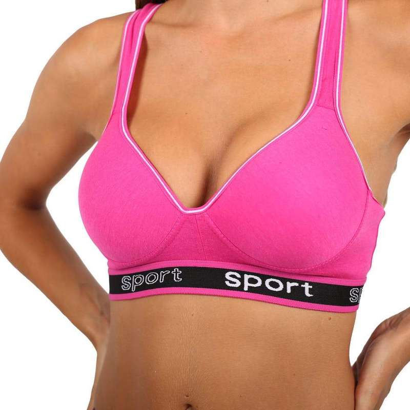 Pack of 6 Colour Wireless Sports Bra's - 8913/8915  (38B/40D/40C Available) - 40D