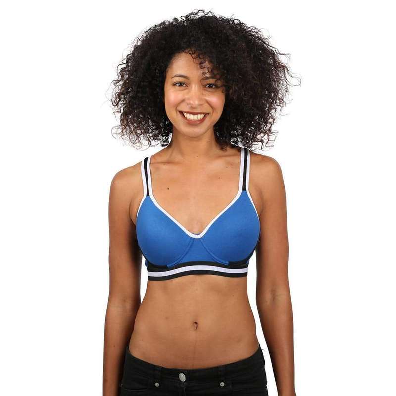 Pack of 6 Colour Wireless Sports Bra's - 8921  (38B/40B/40C/40D Available) - 40D