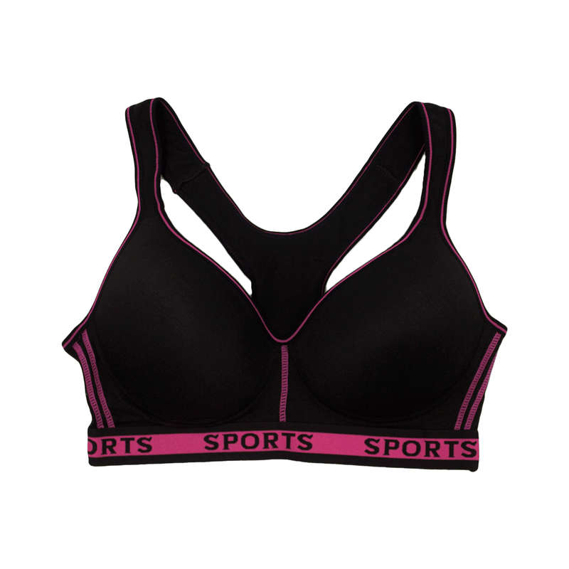 Pack of 6 Colour Wireless Sports Bra's - 8923-2