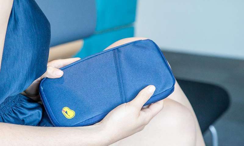 Passport and Document Travel Organiser In Six Colours - Navy Blue
