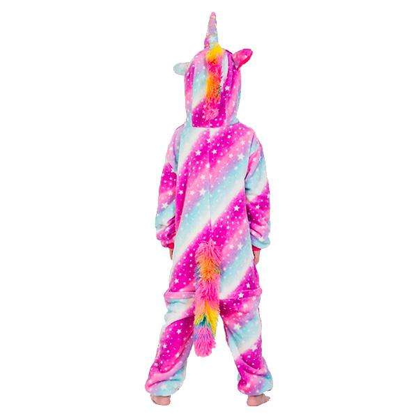 Kids Pink and Blue Starry Unicorn Onesie