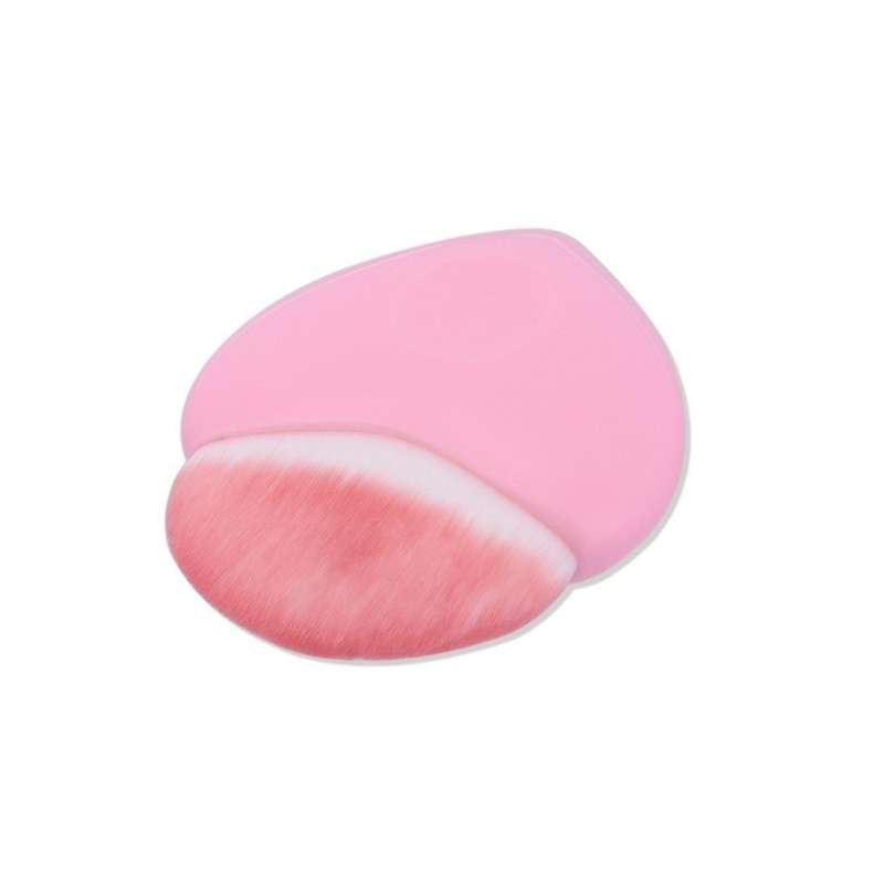 Pink Heart Shaped Makeup Brushes Set