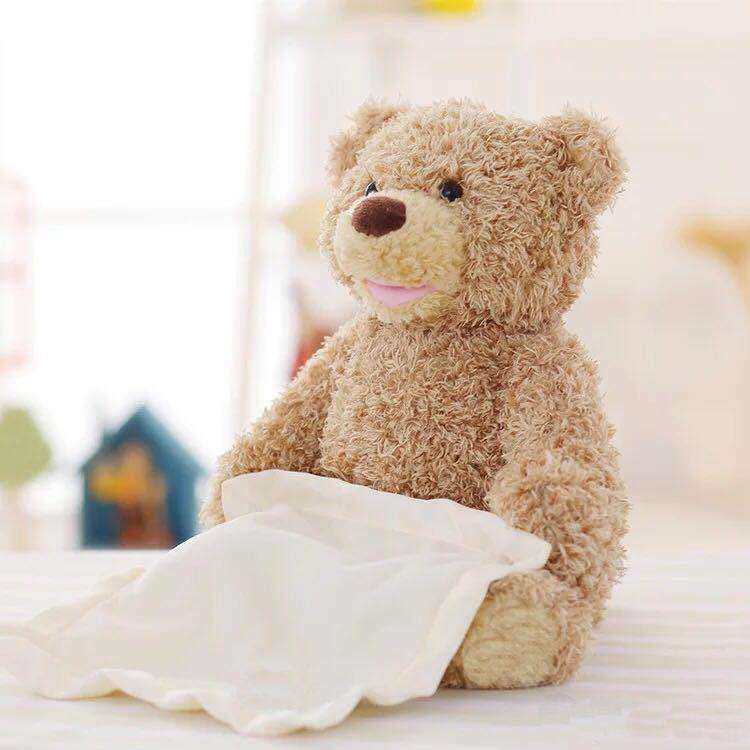 Plush Peek a Boo Talking Teddy Bear