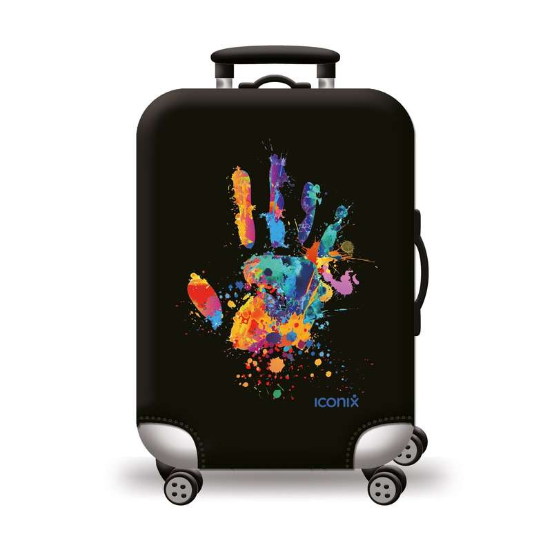 Printed Luggage Protector - Hands Off