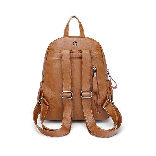 PU Leather Ladies School Bag Backpacks | 518