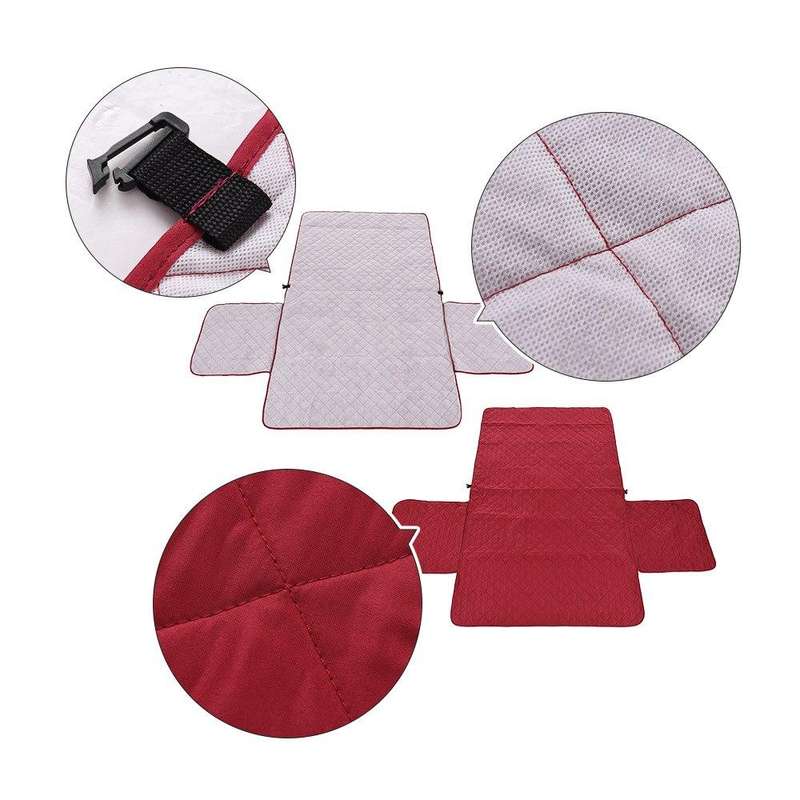 Quick Fit Sofa Protectors Cover - Two Seater - Red