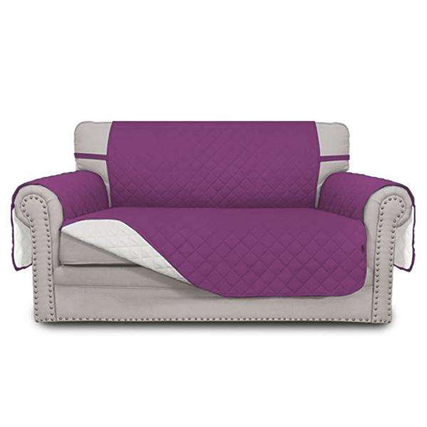 Quick Fit Sofa Protectors Cover - Two Seater - Red