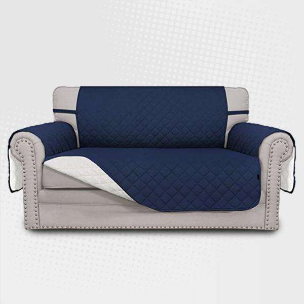 Quick Fit Sofa Protectors Cover - Two Seater - Red