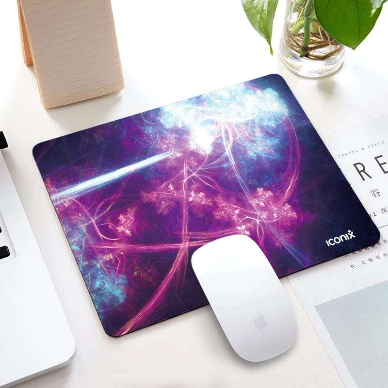 Rectangle Space Burst Mouse Pad