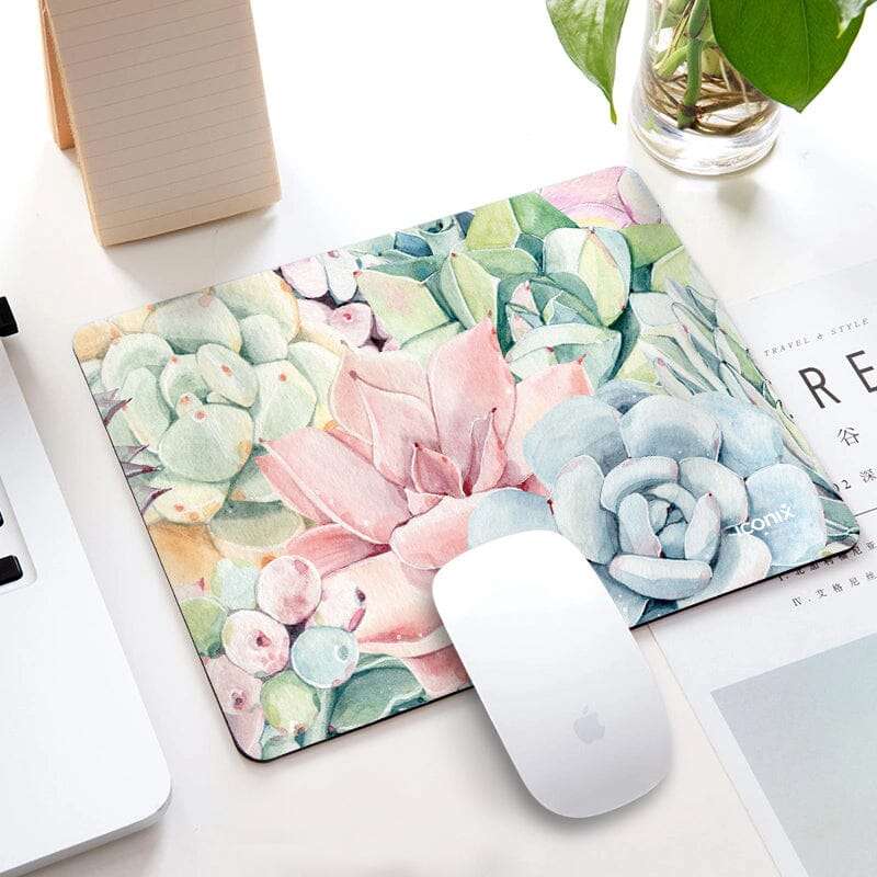 Rectangle Succulent Selection Mouse Pad