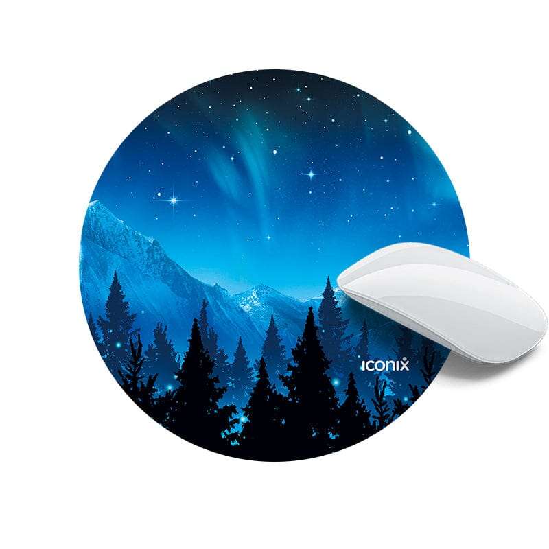 Round Mountain Views Mouse Pad
