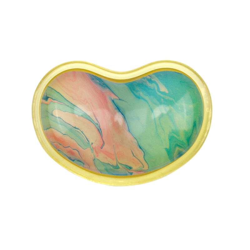 Silicone Crystal Wrist Support Pad - Green Marble