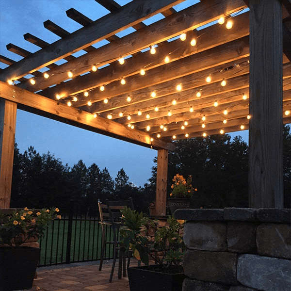 Solar Powered Retro Bulb String Of 10  LED Lights