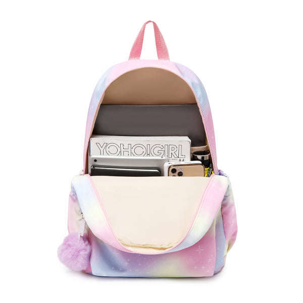 Student Tie-dye Backpack  Pastels