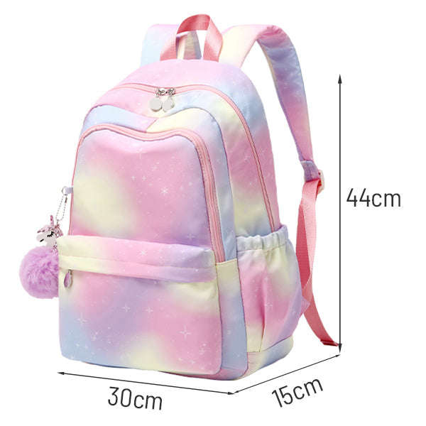Student Tie-dye Backpack  Pastels