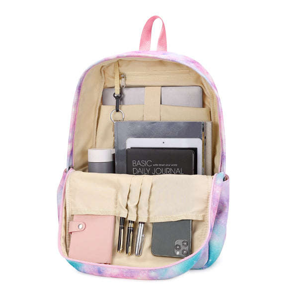 Student Tie-dye Backpack  Pearly Pink