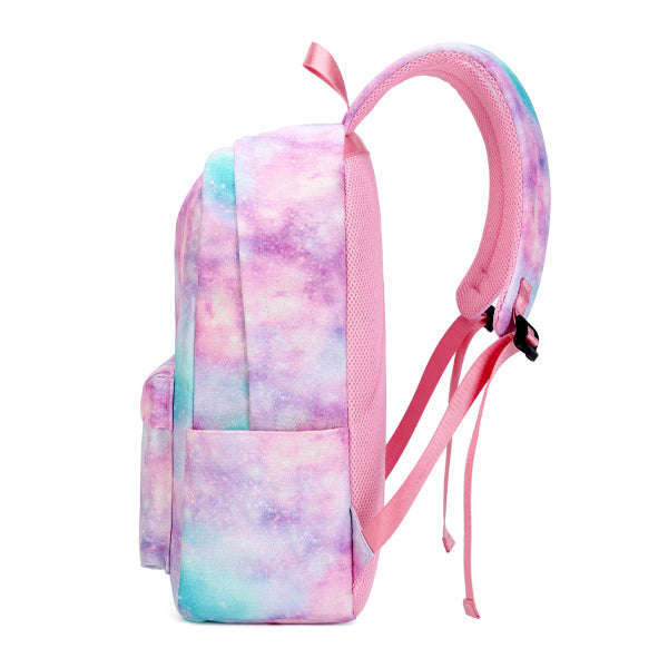 Student Tie-dye Backpack  Pearly Pink