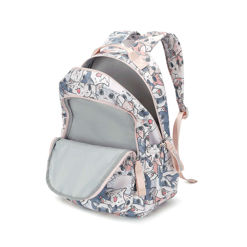 Student Totally Pawsome Cat Print Backpack