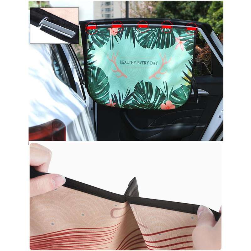 Sun protective visors - Magnet - Green Elephant
