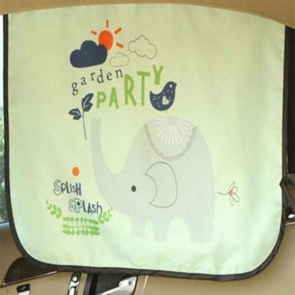 Sun protective visors - Magnet - Green Elephant