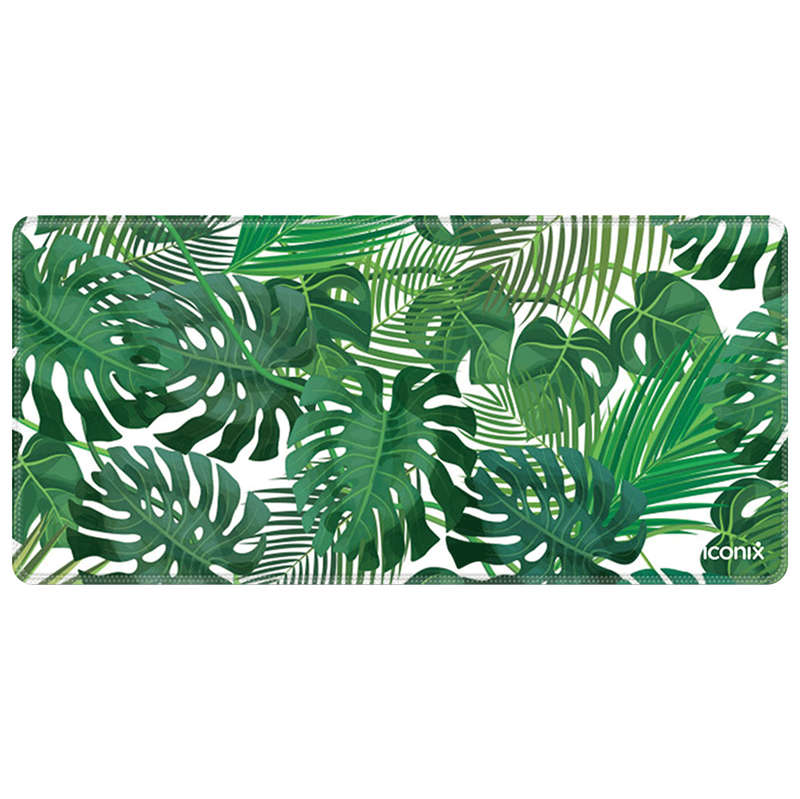 Tropical Leaf Full Desk XL Coverage Gaming and Office Mouse Pad