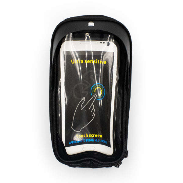 Waterproof Handle Bar Mountable Phone Pouch with storage compartment B10