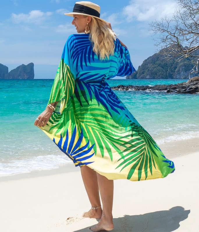 Women's Exotic Tropical Beach Cover-Up