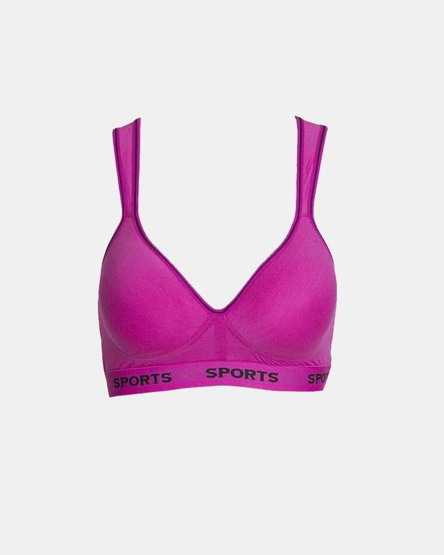 Womens Pack of 6 Fitness Sports Bras (40B/42C) - 40B