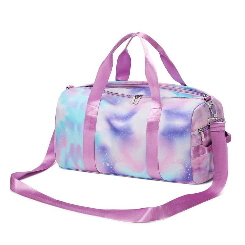 Womens Solar Pastels Tie-Dye Wet and Dry Gym Bag