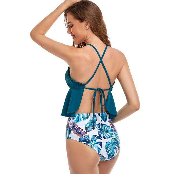 Women's Teal Impact Two-piece Bikini