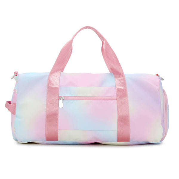 Womens Pastel Tie-Dye Wet and Dry Gym Bag