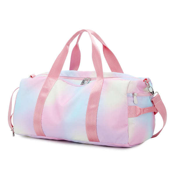Womens Pastel Tie-Dye Wet and Dry Gym Bag