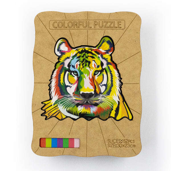 Wooden Animal 152pc Jigsaw Puzzle  Tiger