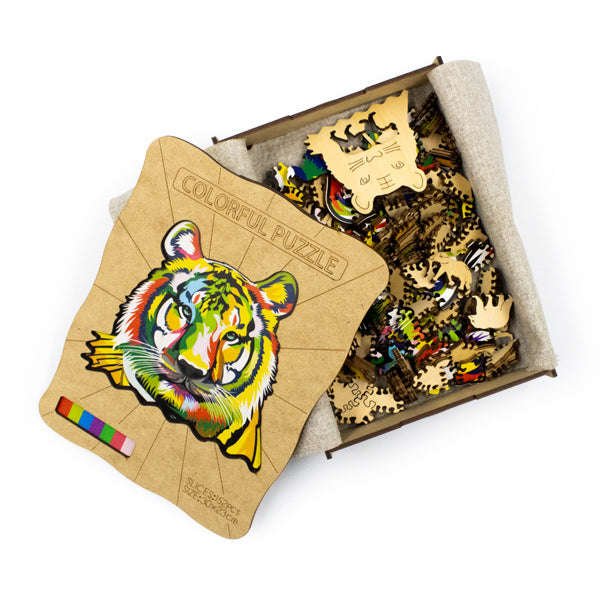 Wooden Animal 152pc Jigsaw Puzzle  Tiger