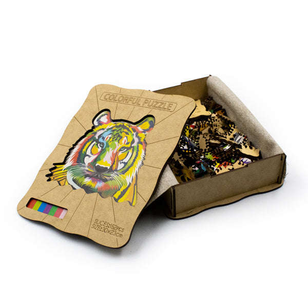 Wooden Animal 152pc Jigsaw Puzzle  Tiger