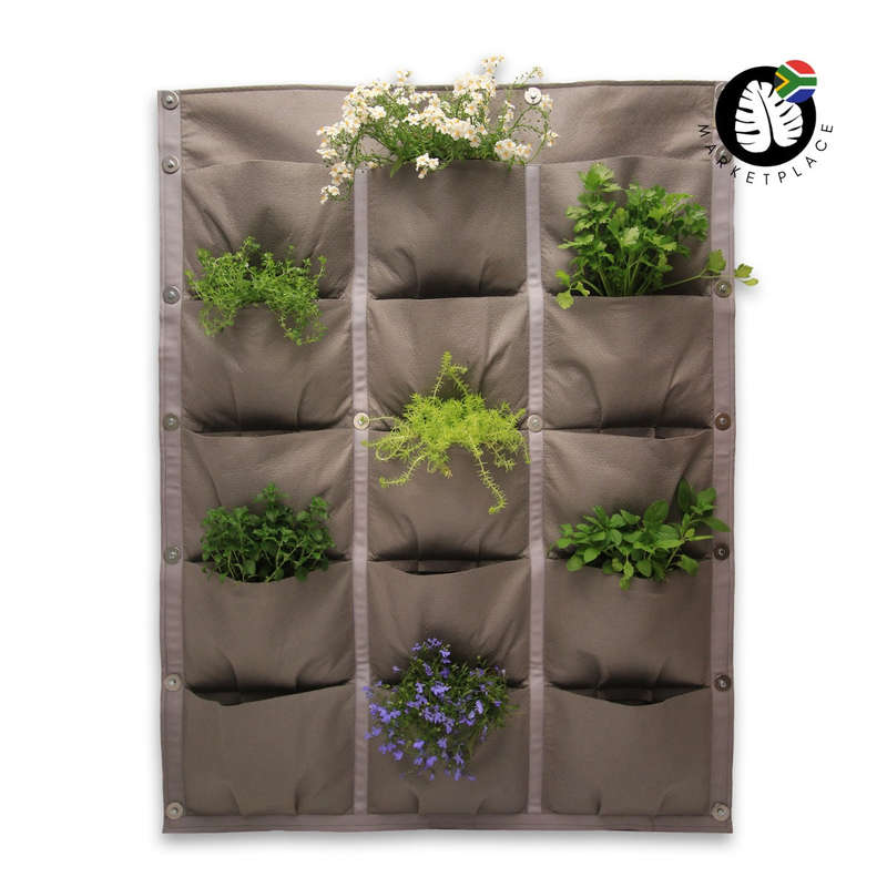 Vertical Veg Wall Pockets - 15 Pockets