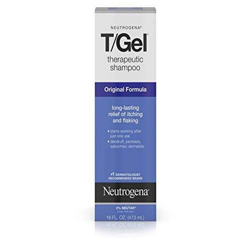 Neutrogena T/Gel Therapeutic Shampoo Original Formula, Anti-Dandruff Treatment for Long-Lasting...