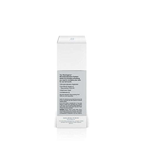 Neutrogena Microdermabrasion Starter Kit  At-home skin exfoliating and firming facial system