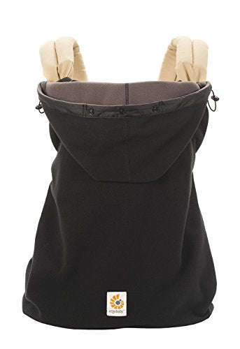 Ergobaby Fleece Lined Winter Weather Cover, Black