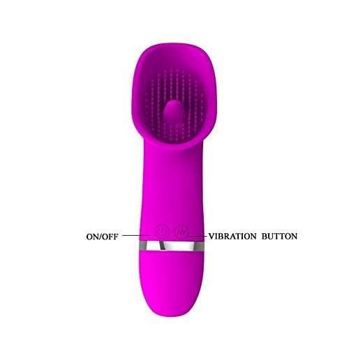 Tongue Vibrate Toy, Oral Tongue Simulator, Waterproof 30-Frequency Vibration Wand, Multi Speed...