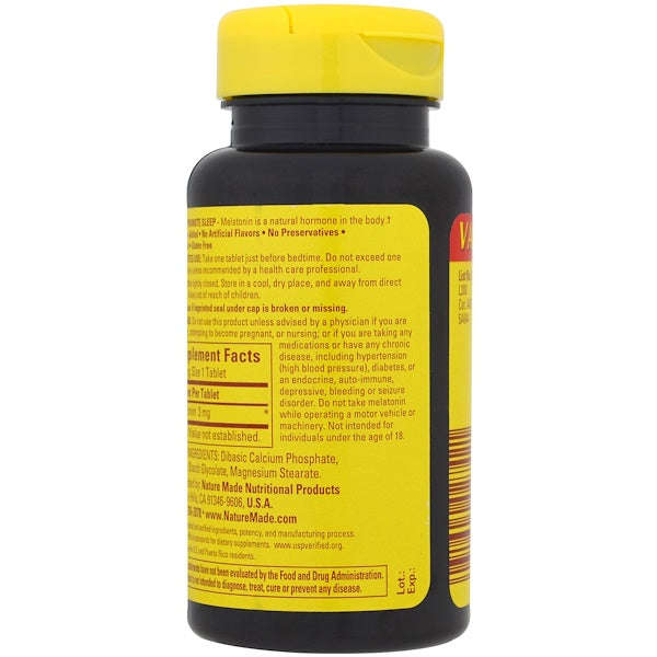 Nature Made, Melatonin, 3 mg, 240 Tablets