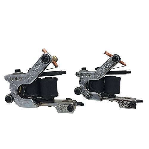 Redscorpion Tattoo Complete Kit Set 2pcs Coil Tattoo Machine Gun for Starter Tattoo Kits Supply