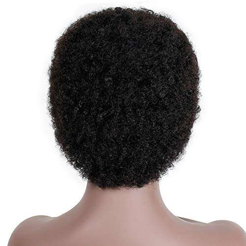 AISI HAIR Brazilian Virgin Afro Wig Short Kinky Curly Afro Wigs for Black Women 100% Human Hair...