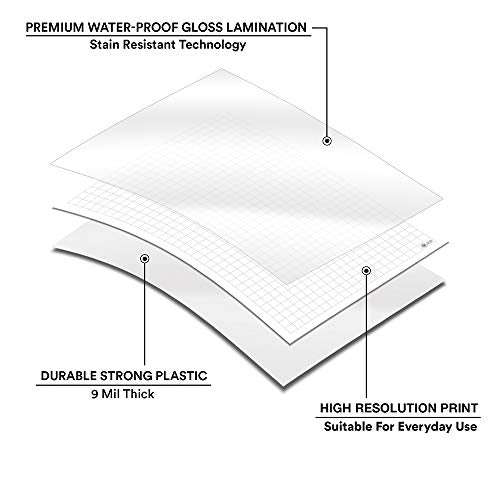 Battle Grid Game Mat - ULTRA DURABLE POLYMER MATERIAL - Role Playing DnD Map - Reusable Table Top...