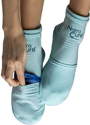 NatraCure Cold Therapy Socks - Gel Ice Treatment for Feet, Heels, Swelling, Arch Pain - (Size: Sm...