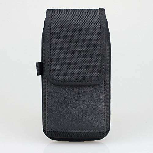aubaddy Vertical Nylon Belt Pouch with ID Card Holder Cell Phone Holster Case w Belt Loop for iPh...