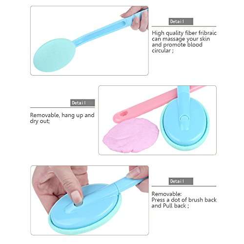 Easy Lotion Applicator, Back Rubs Massager Bath Brush, Extra Long Handle, Easily Self Apply Lotio...