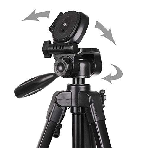 Ravelli APLT4 61" Light Weight Aluminum Tripod With Bag Includes Universal Smartphone Mount